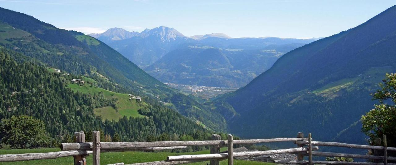 Ferienwohnung Maiernhof Bauernhof Ultental Sankt Pankraz Exteriör bild