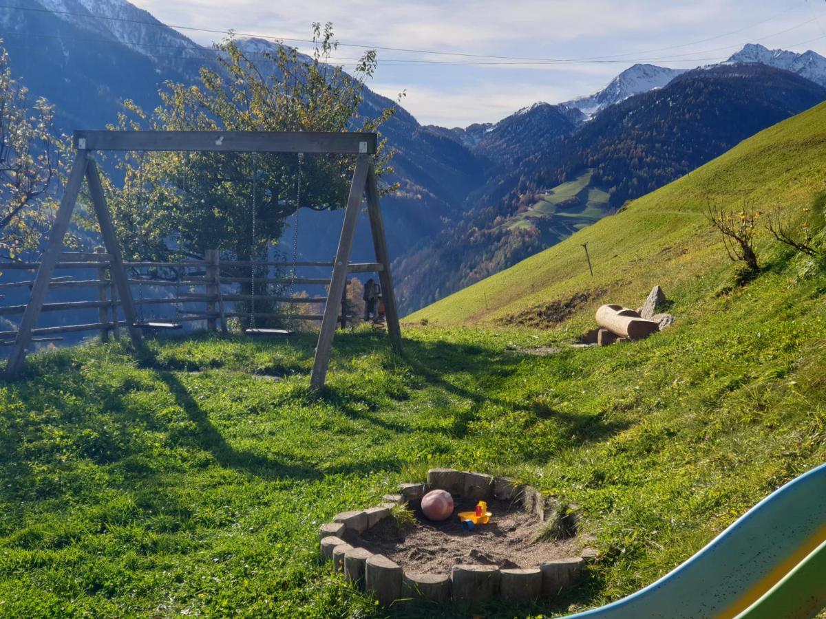 Ferienwohnung Maiernhof Bauernhof Ultental Sankt Pankraz Exteriör bild